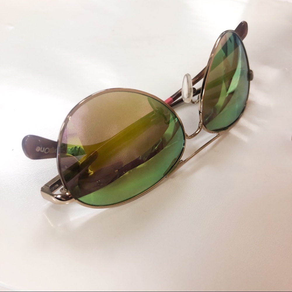 TOMS Kilgore Gold Mirror Aviators